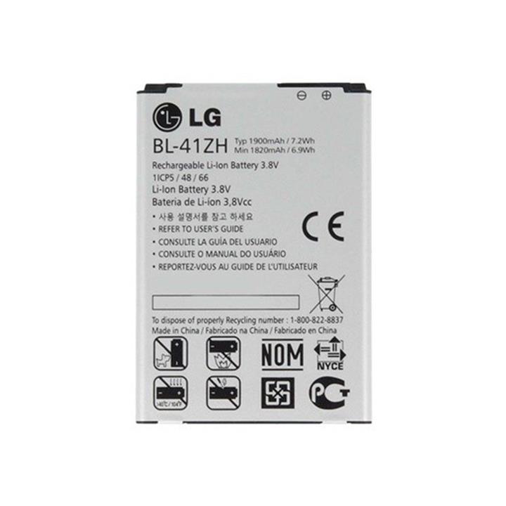 باتری گوشی ال جی مدل BL-41ZH مناسب برای گوشی ال جی Leon BL-41ZH battery for lg Leon